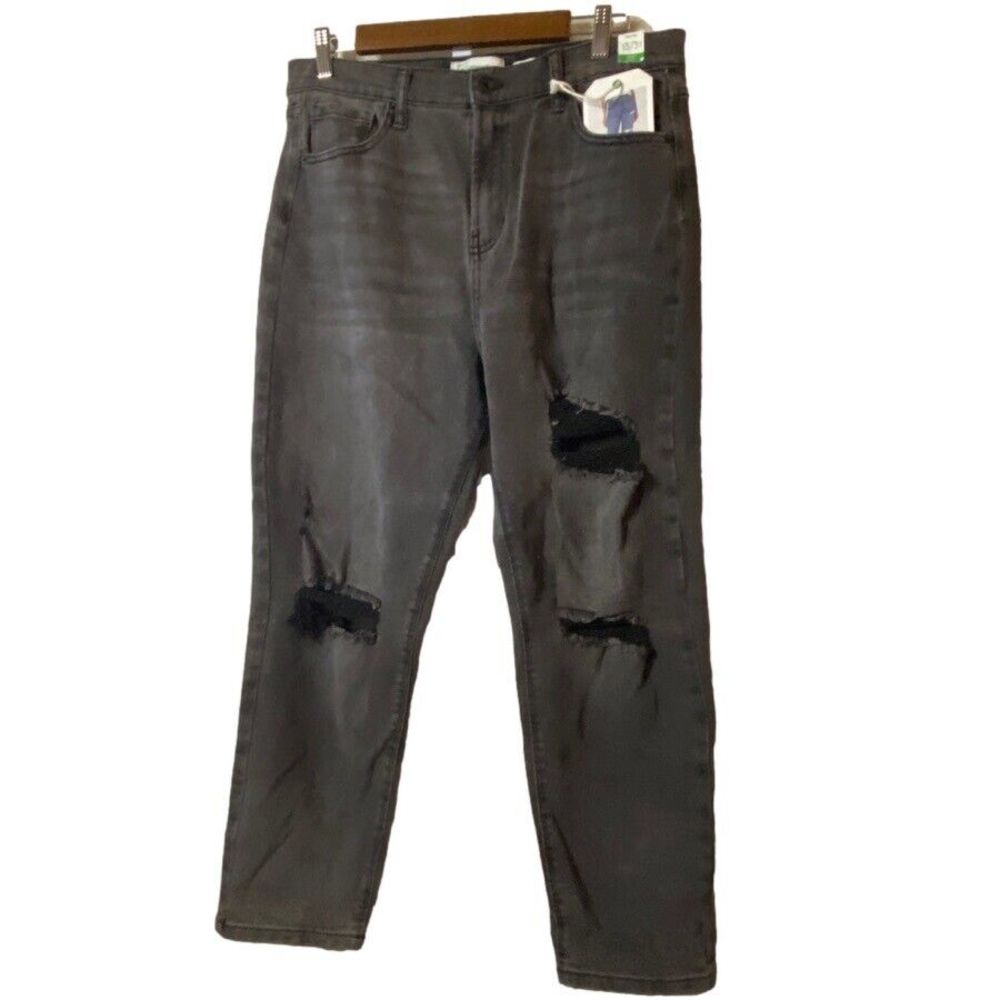 Regeneration by Celebrity Pink High Rise Mindful Mom Jeans Distressed New Sz 31